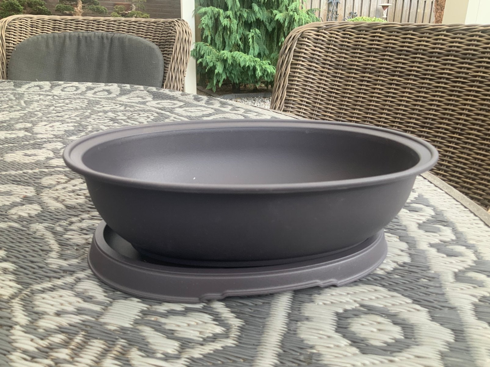 Bonsai pot schaal, Kunststof, Minder dan 30 cm, Rond, Ophalen of Verzenden