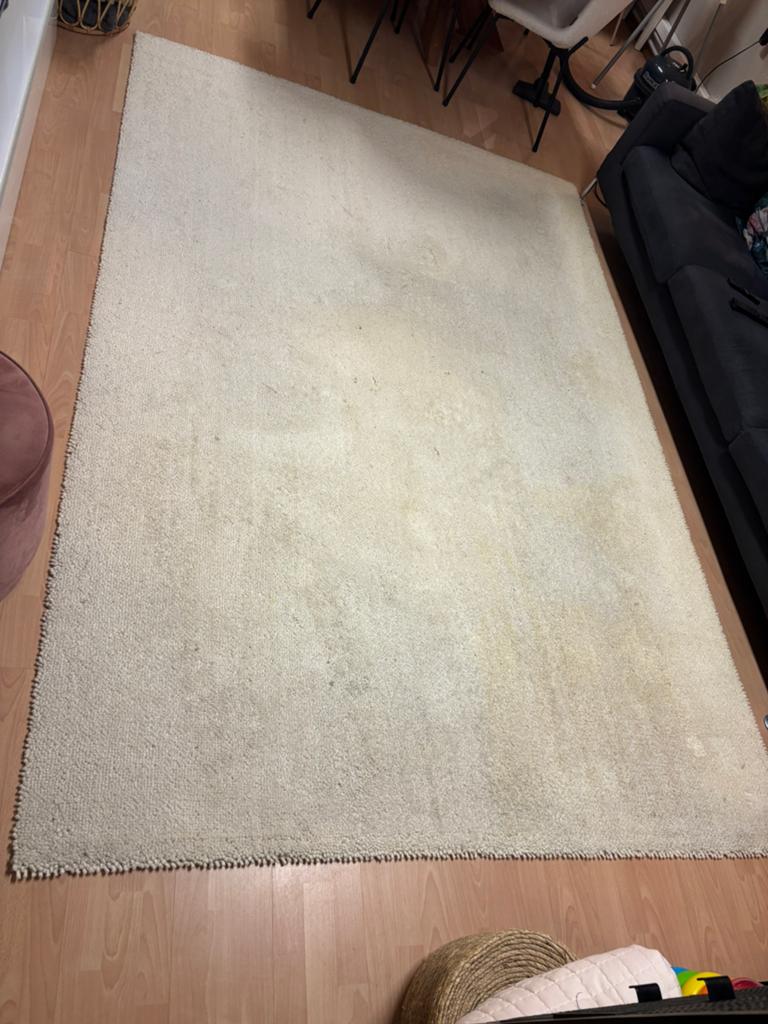 Prachtig wollen kleed 200x300, Ophalen, Zo goed als nieuw, Rechthoekig, 200 cm of meer