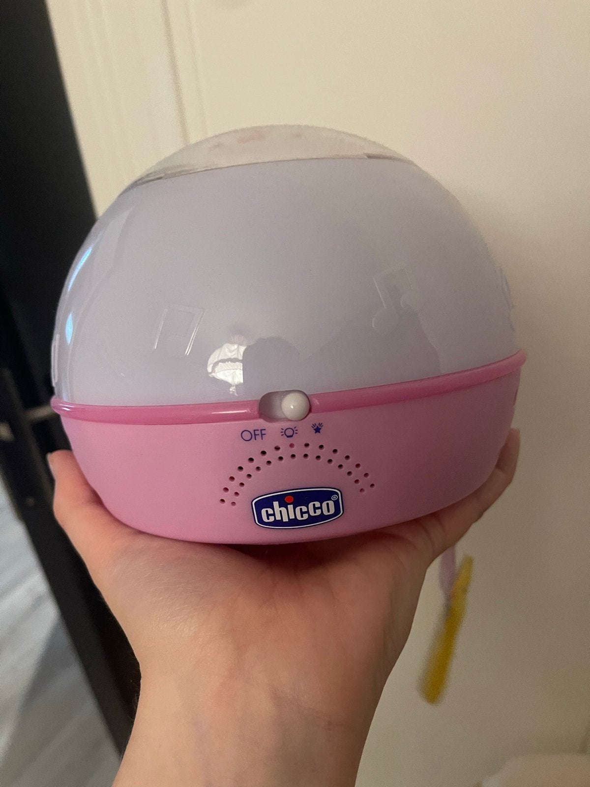 Chicco nachtlampje/projector met muziek, Ophalen, Zo goed als nieuw, Lamp