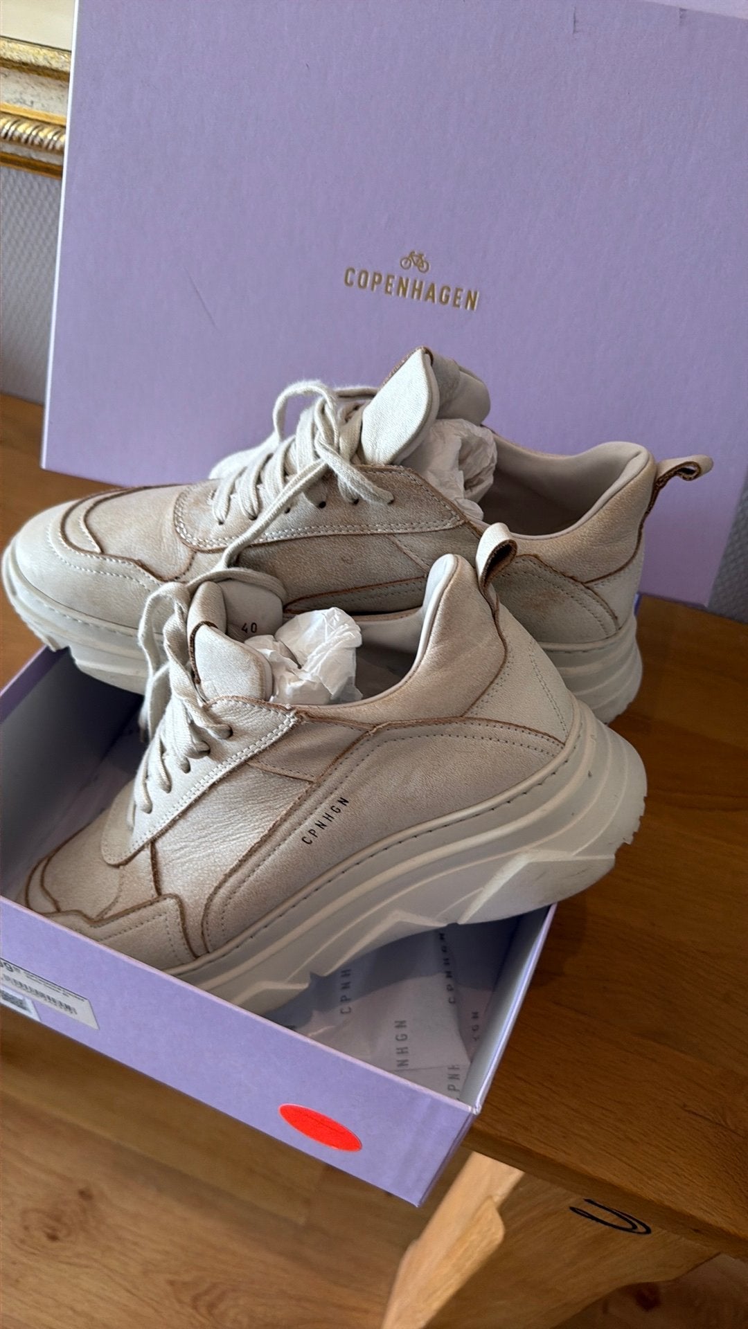 Nieuwe Sneakers copenhagen mt 40, Kleding | Dames, Beige, Nieuw, Ophalen of Verzenden, Sneakers of Gympen