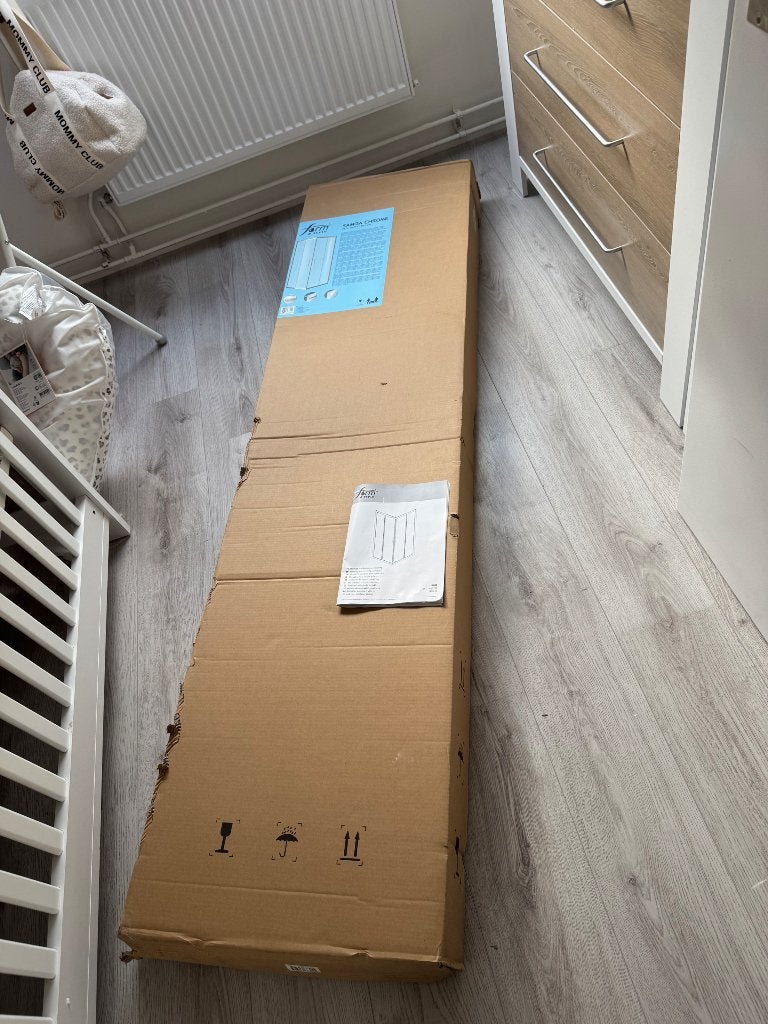 Douchecabine, Ophalen, Nieuw
