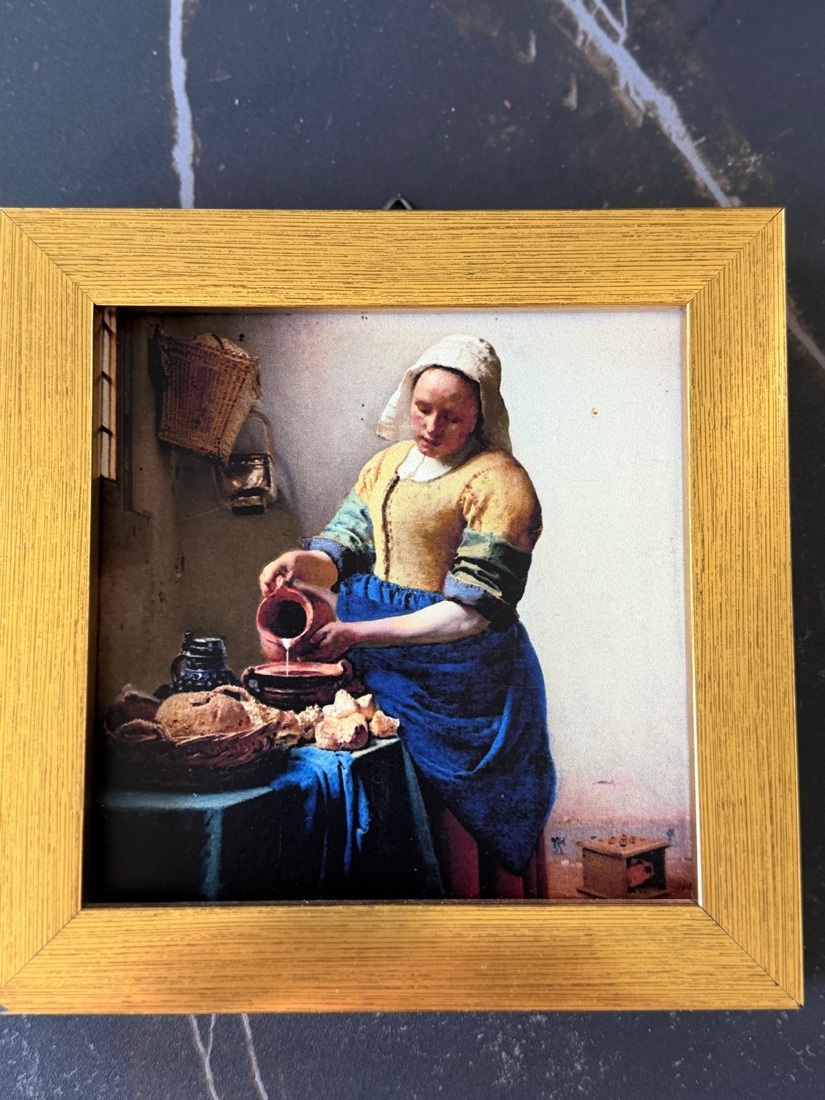 Imitatie Rembrandt & Vermeer: Nachtwacht & Melkmeisje, Ophalen, Portret of Personen, Overige ondergronden, Klassiek