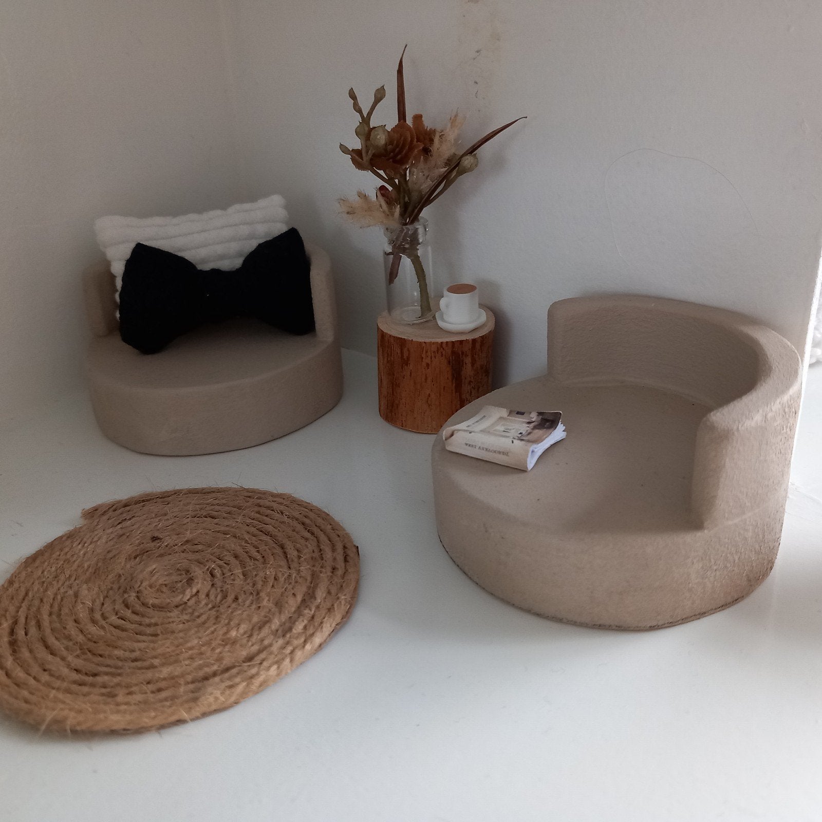 Fauteuil setje, Ophalen of Verzenden, Nieuw, Poppenhuis