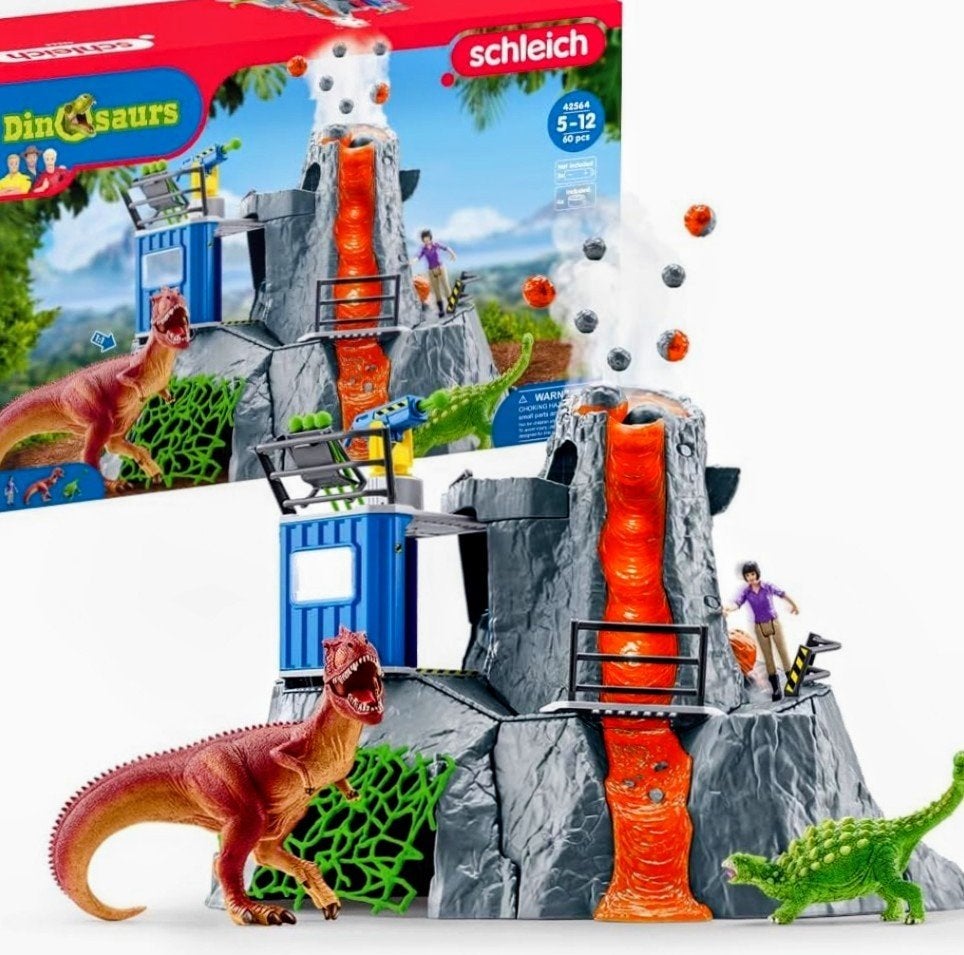 Volcano, Dinosaurs - Schleich, Ophalen, Gebruikt