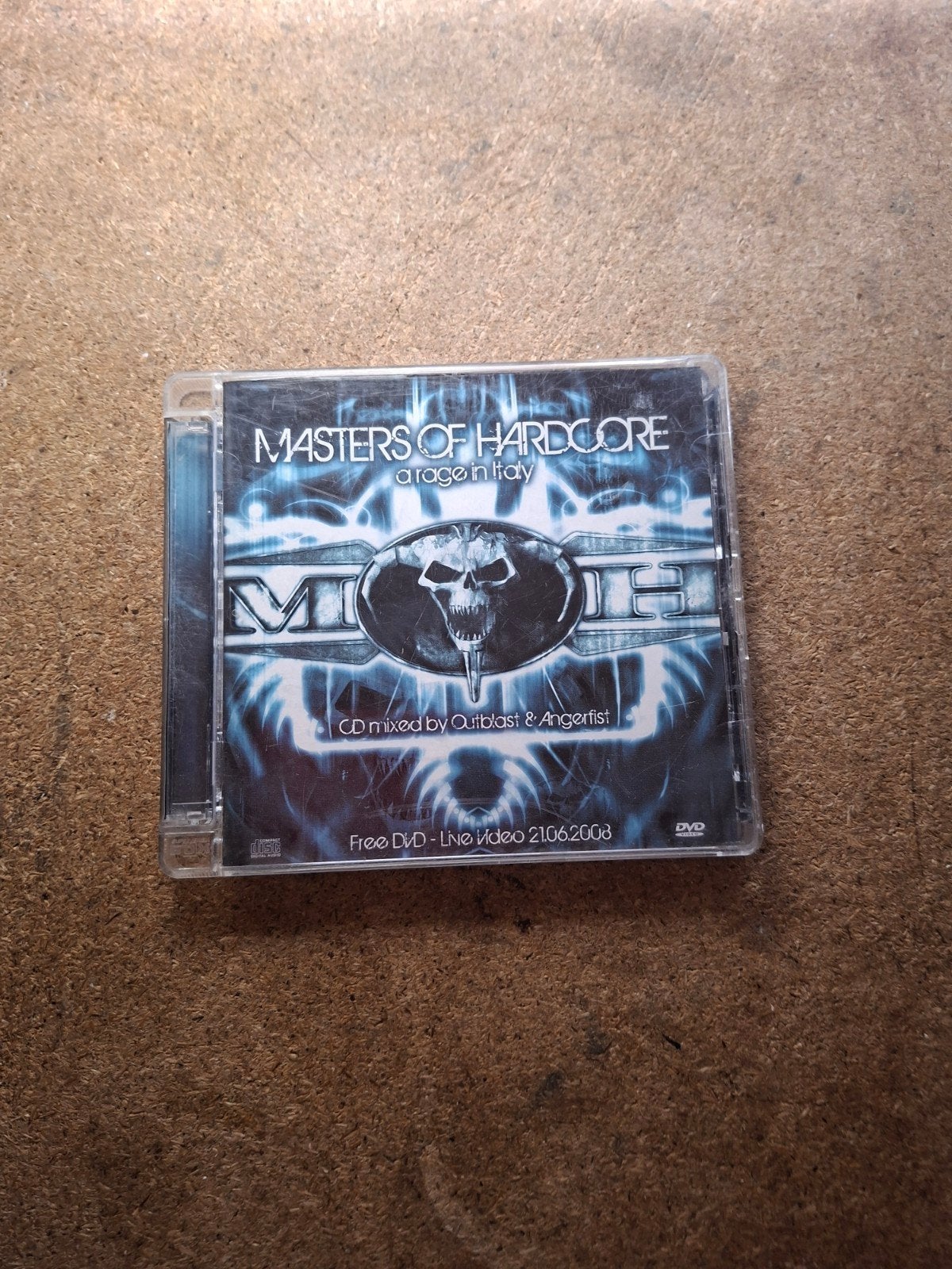 Masters of Hardcore: A Rage in Italy CD DVD Outblast & Ange, Inclusief DVD, Ophalen of Verzenden, Album, Hardcore