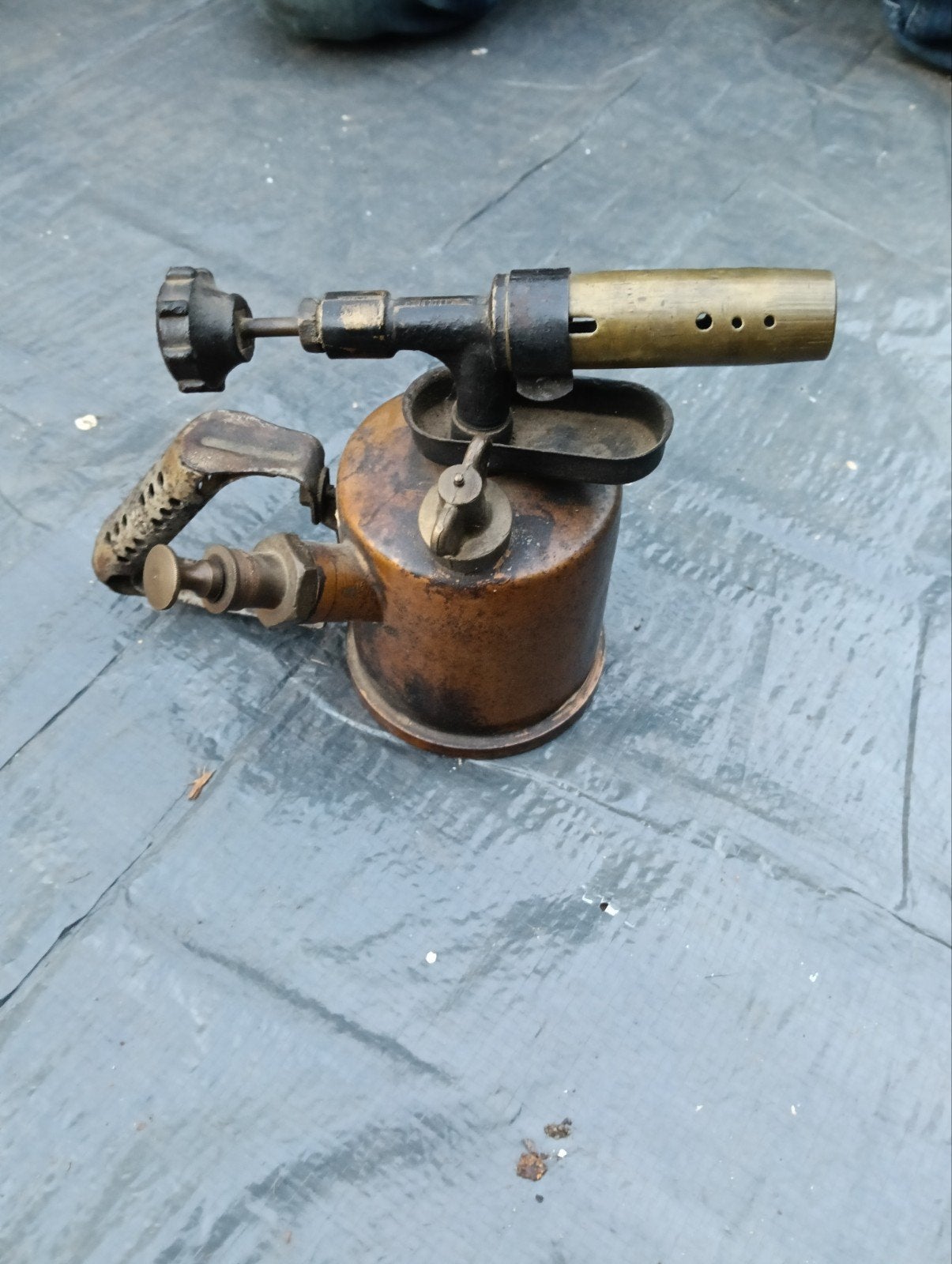 vintage soldeer brander, uit de oorlogsjaren, Ophalen of Verzenden, Landmacht