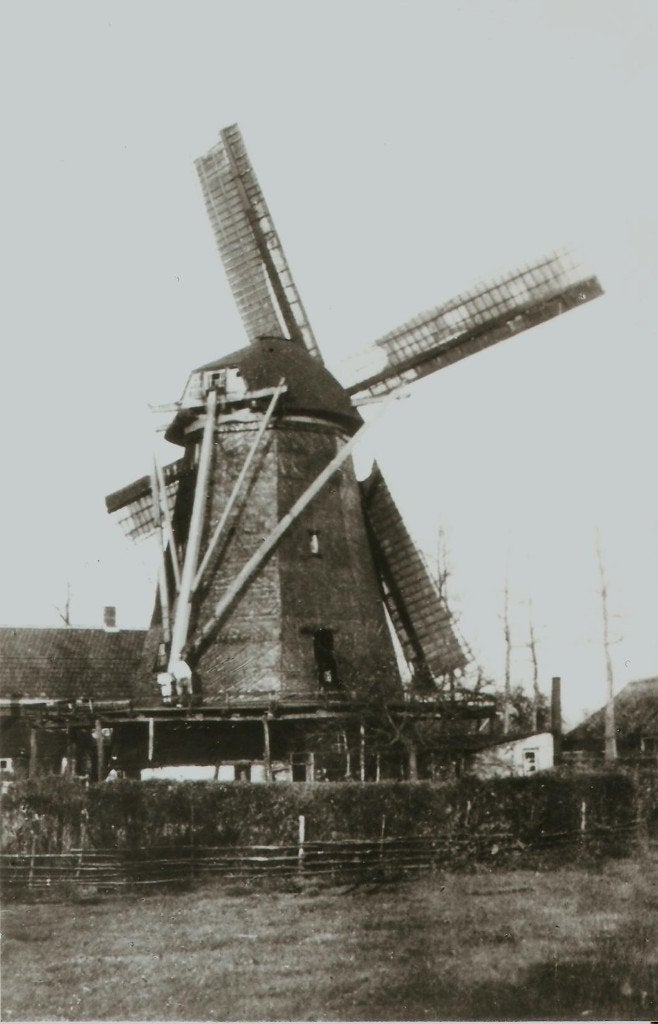 Heeswijk molen ca. 1975 stellingmolen, Ophalen of Verzenden, 1960 tot 1980, Ongelopen, Noord-Brabant