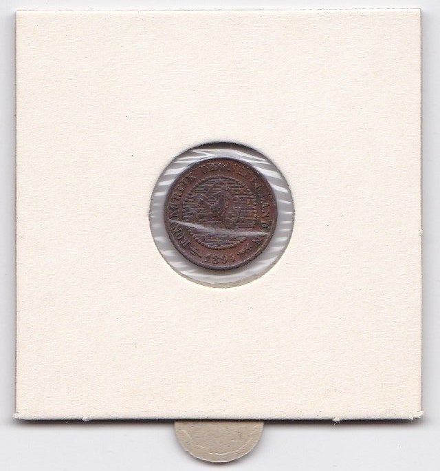 1/2 cent wilhelmina 1894, Ophalen of Verzenden, Koningin Wilhelmina, Overige waardes, Losse munt
