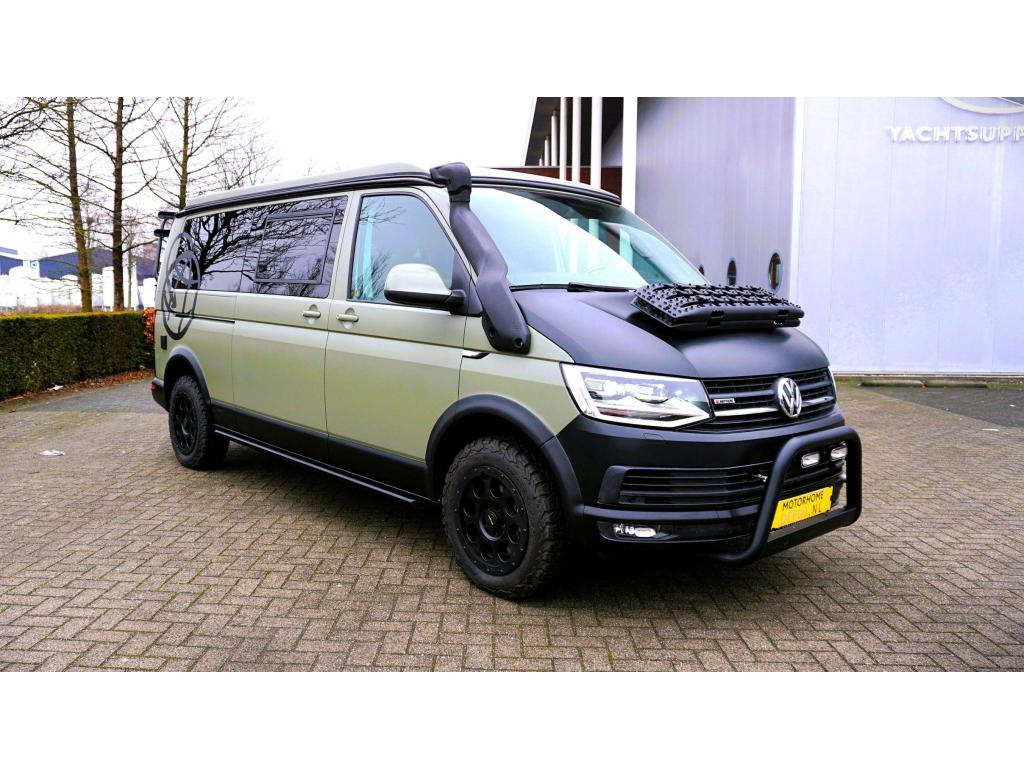 Volkswagen Transporter T6 Overland Camper 4x4 offroad Autom., Caravans en Kamperen, Campers, Automaat, Chemisch toilet, Buscamper of Camperbus