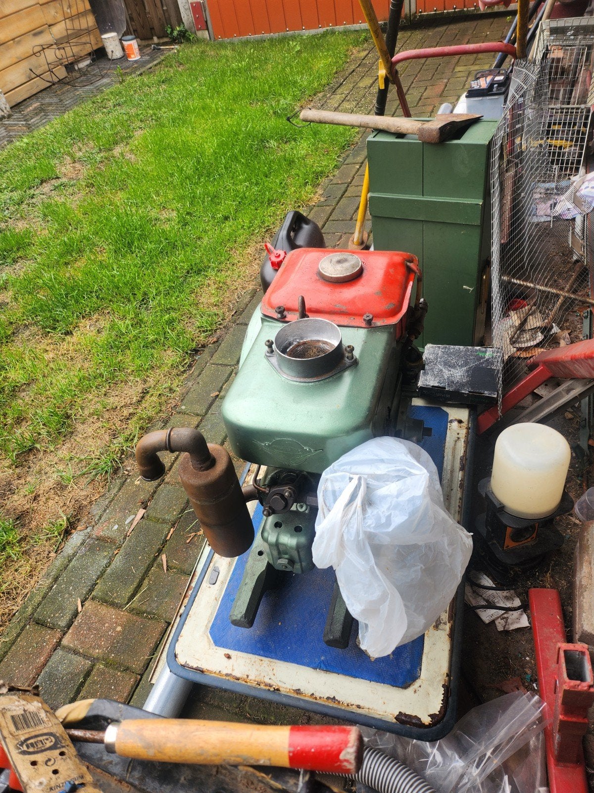 stat motor diesel, Doe-het-zelf en Verbouw, Motoren, Ophalen of Verzenden, Gebruikt, Dieselmotor