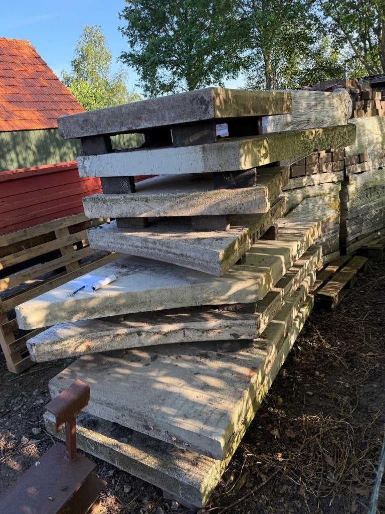 Prefab Beton oprit inrit betonplaten stelconplaten, Tuin en Terras, Ophalen, Overige typen, 5 tot 10 m², Zo goed als nieuw