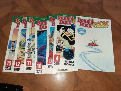 7 Donald duck extra 2019, Donald Duck / Disney, Ophalen of Verzenden, Zo goed als nieuw, Meerdere stripboeken