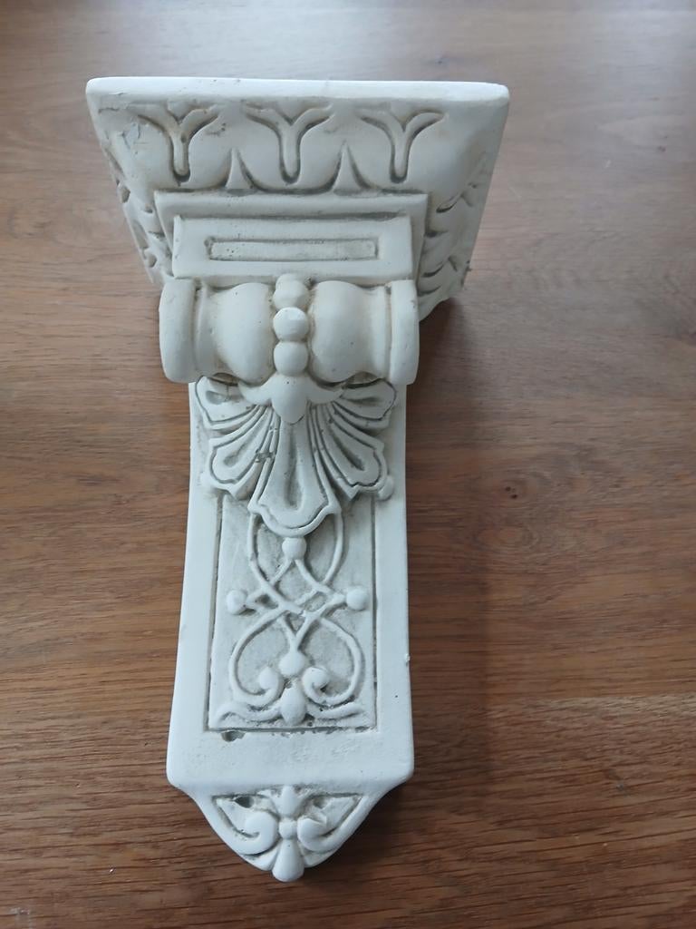 Muur ornament steen wit, Ophalen of Verzenden, Zo goed als nieuw
