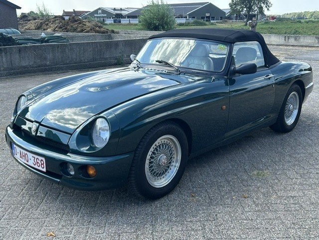 MG RV8 British Racing Green met stuurbekrachtiging €.20.000, Auto's, Achterwielaandrijving, 190 pk, Cabriolet, Leder