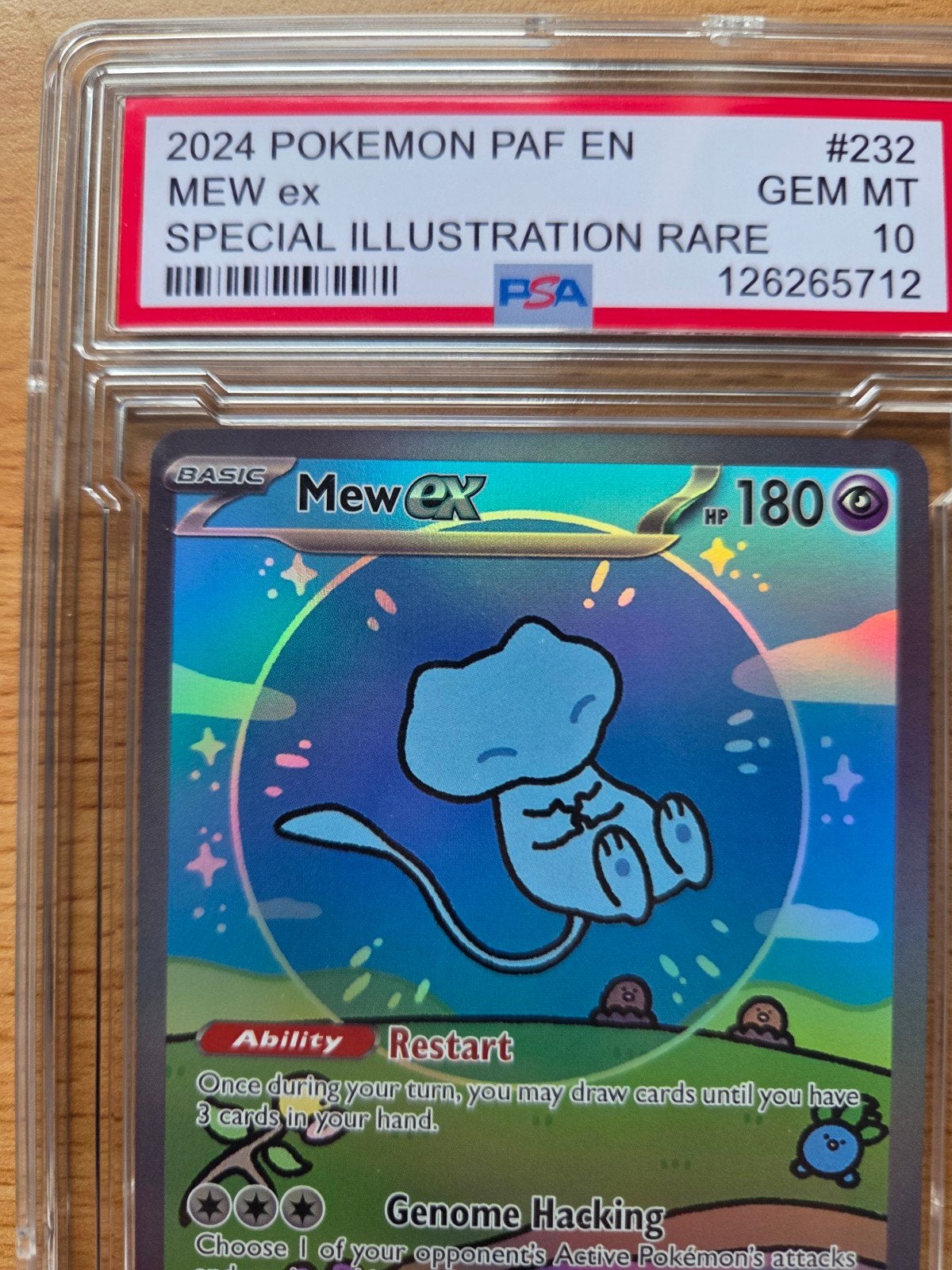 Mew ex Special Illustration Rare PSA 10 GEM MT Pokémon kaart, Verzenden, Nieuw, Losse kaart, Foil