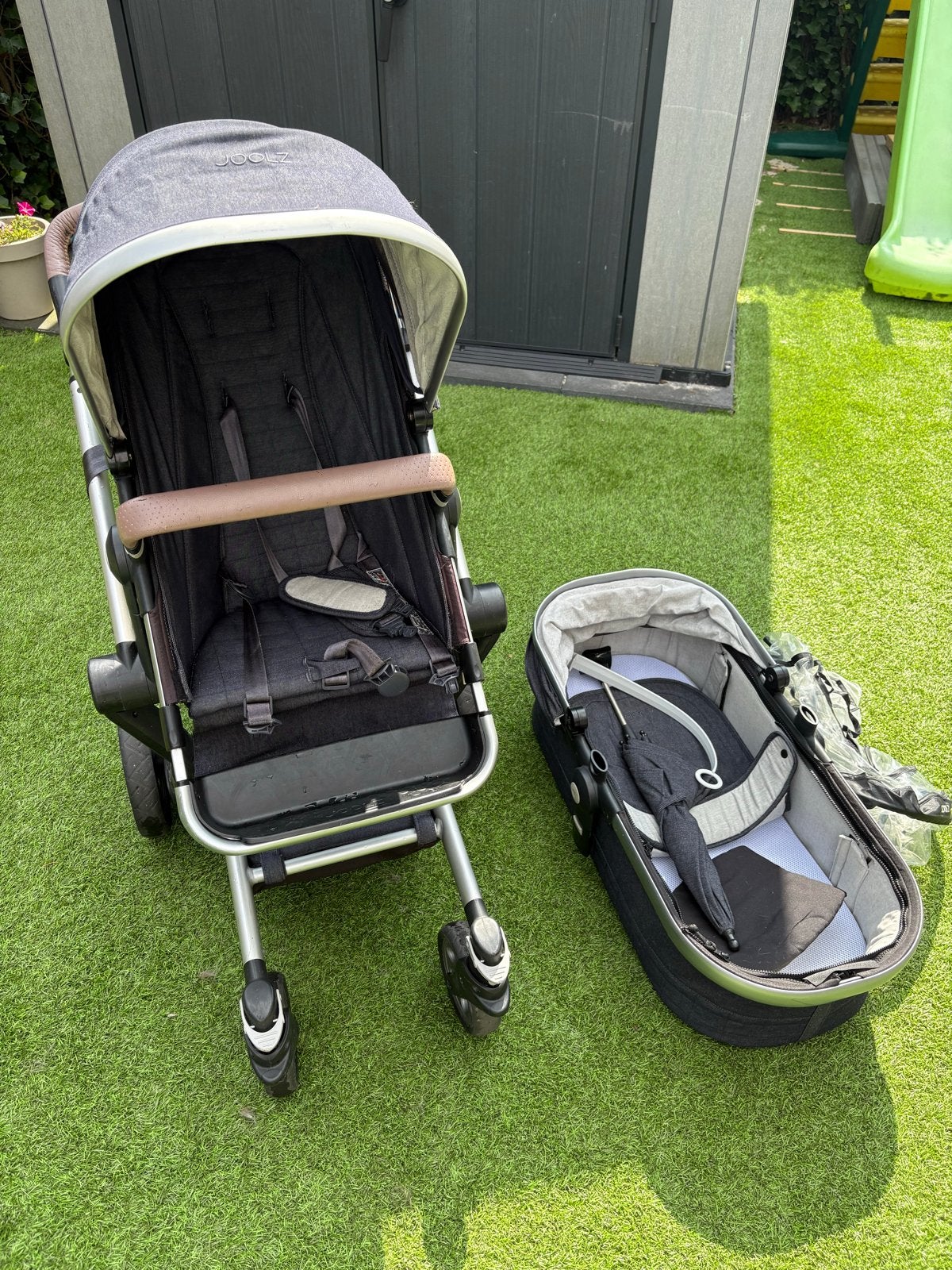 Joolz Day Combiwagen met reiswieg en accesoires, Zo goed als nieuw, Combiwagen, Met reiswieg, Ophalen