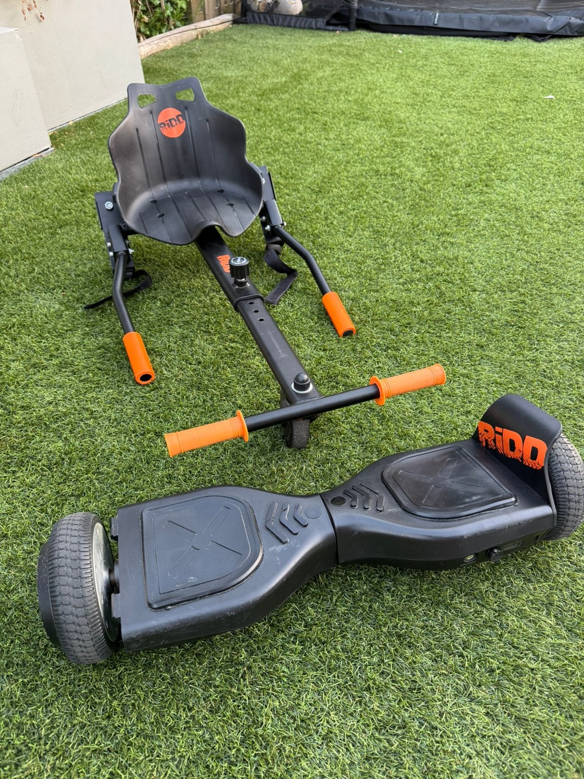 Hoverboard met kart, Ophalen, Gebruikt