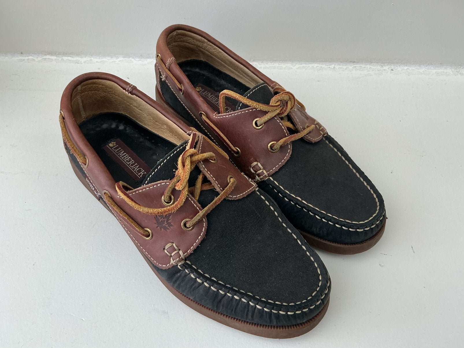 Lumberjack bootschoenen moccasins maat 38, Ophalen of Verzenden, Zo goed als nieuw, Zwart, Sneakers of Gympen