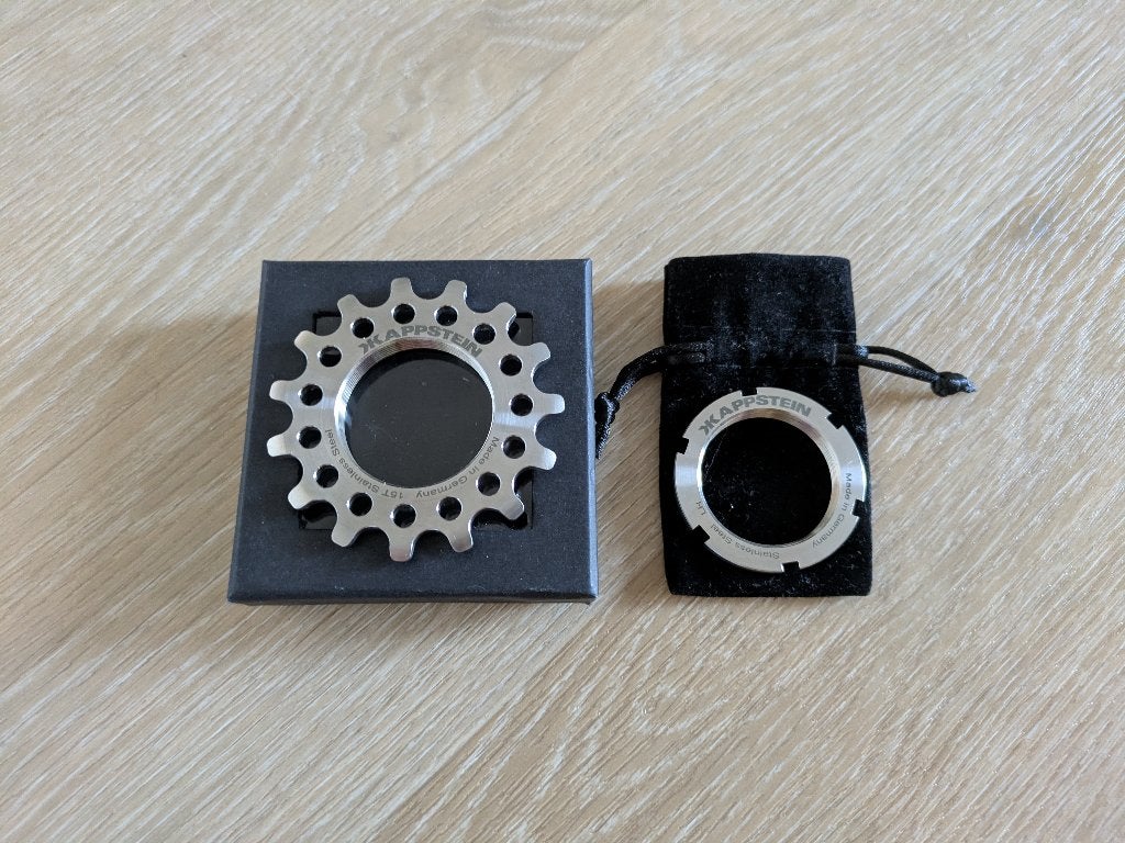 Kappstein tandwiel 15T + lockring voor baanfiets, Kappstein, Overige typen, Ophalen of Verzenden, Nieuw