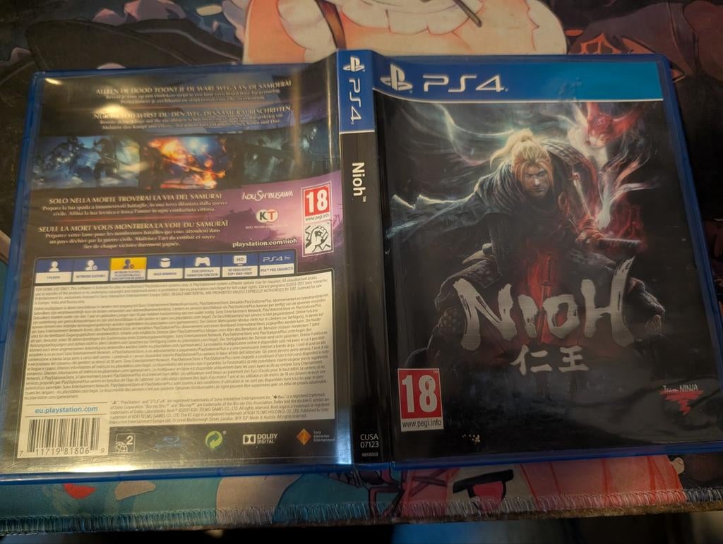 Nioh PS4 - Actie RPG in feodaal Japan, Online, Vanaf 18 jaar, 1 speler, Ophalen of Verzenden