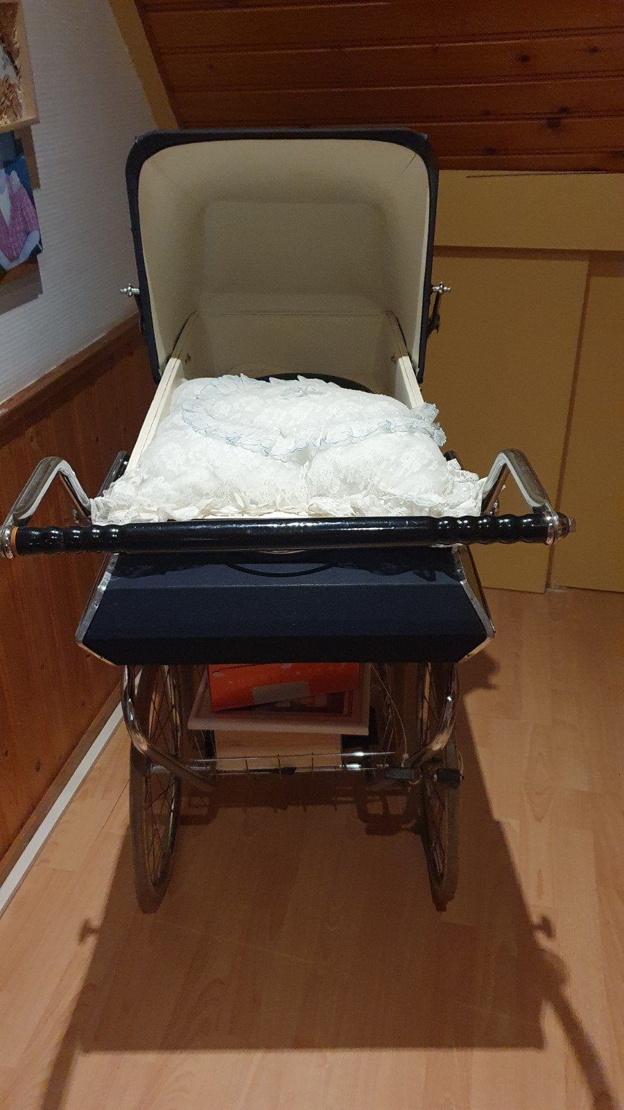 echte kroontjes vintage kinderwagen. jaren 60, Ophalen, Gebruikt, Overige merken