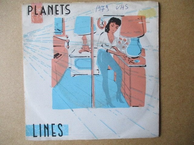 s3916 planets - lines, Ophalen, Gebruikt, 7 inch, Overige genres