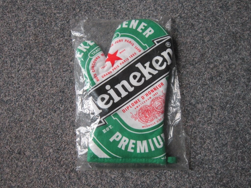 HEINEKEN OVEN HANDSCHOEN, Verzamelen, Ophalen, Nieuw, Overige typen, Heineken