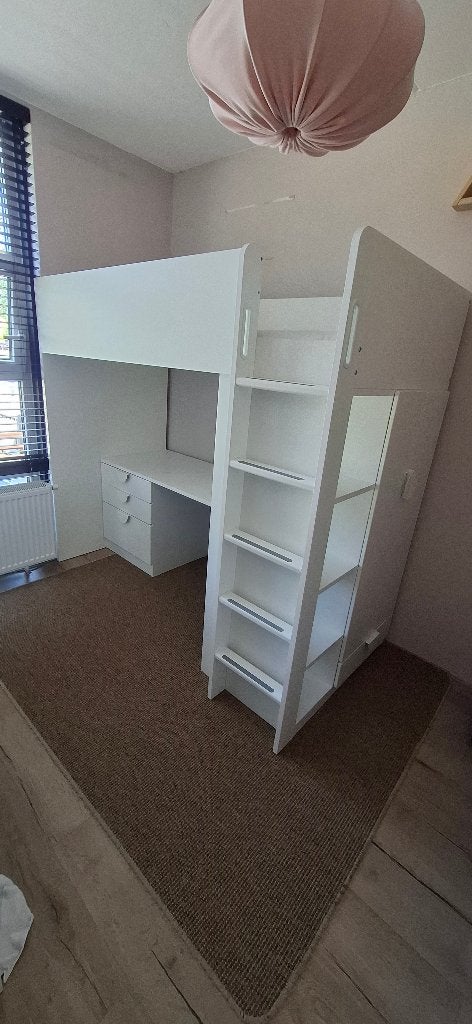 Ikea hoogslaper met bureau, Ophalen, Gebruikt, Eenpersoons, 200 cm