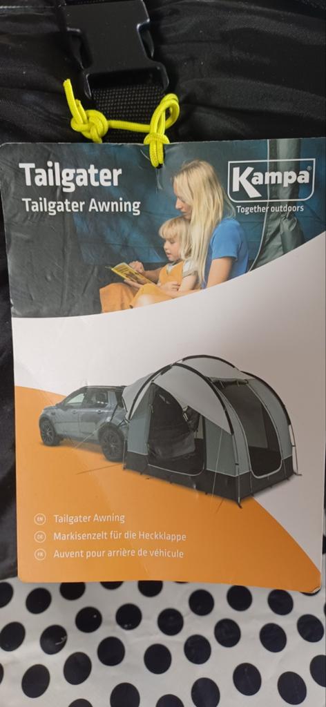 Kampa Tailgater Awning, Caravans en Kamperen, Ophalen of Verzenden, Zo goed als nieuw, Tot en met 2