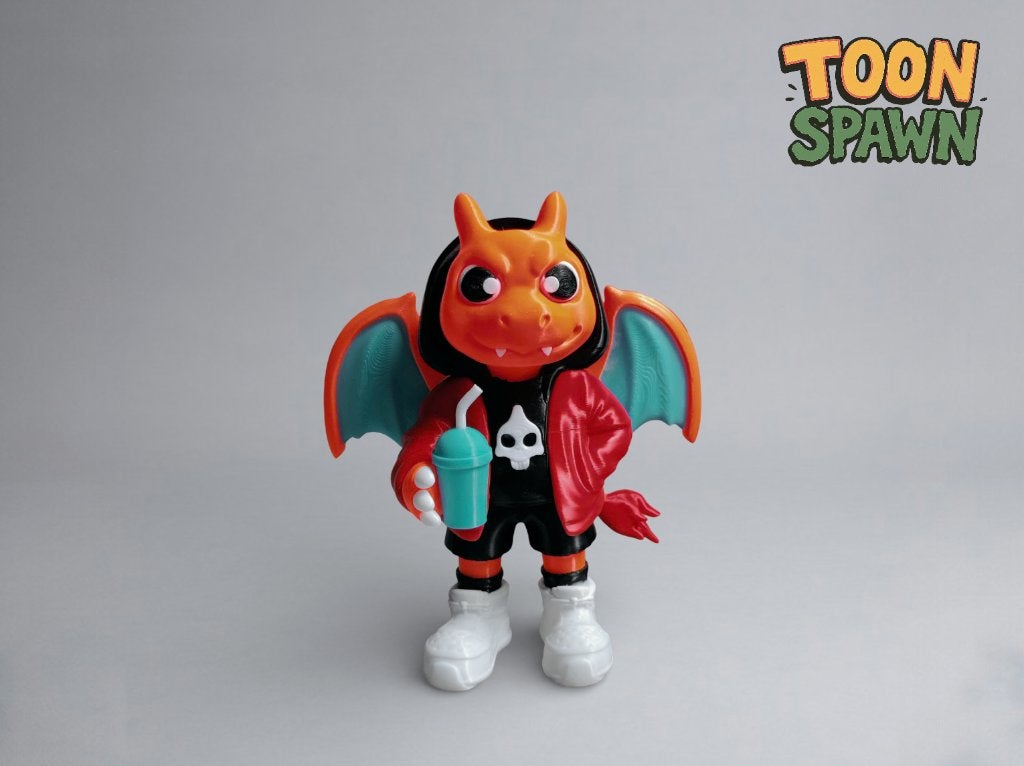 Urban Charizard – 23 cm – Street Flame Figuur