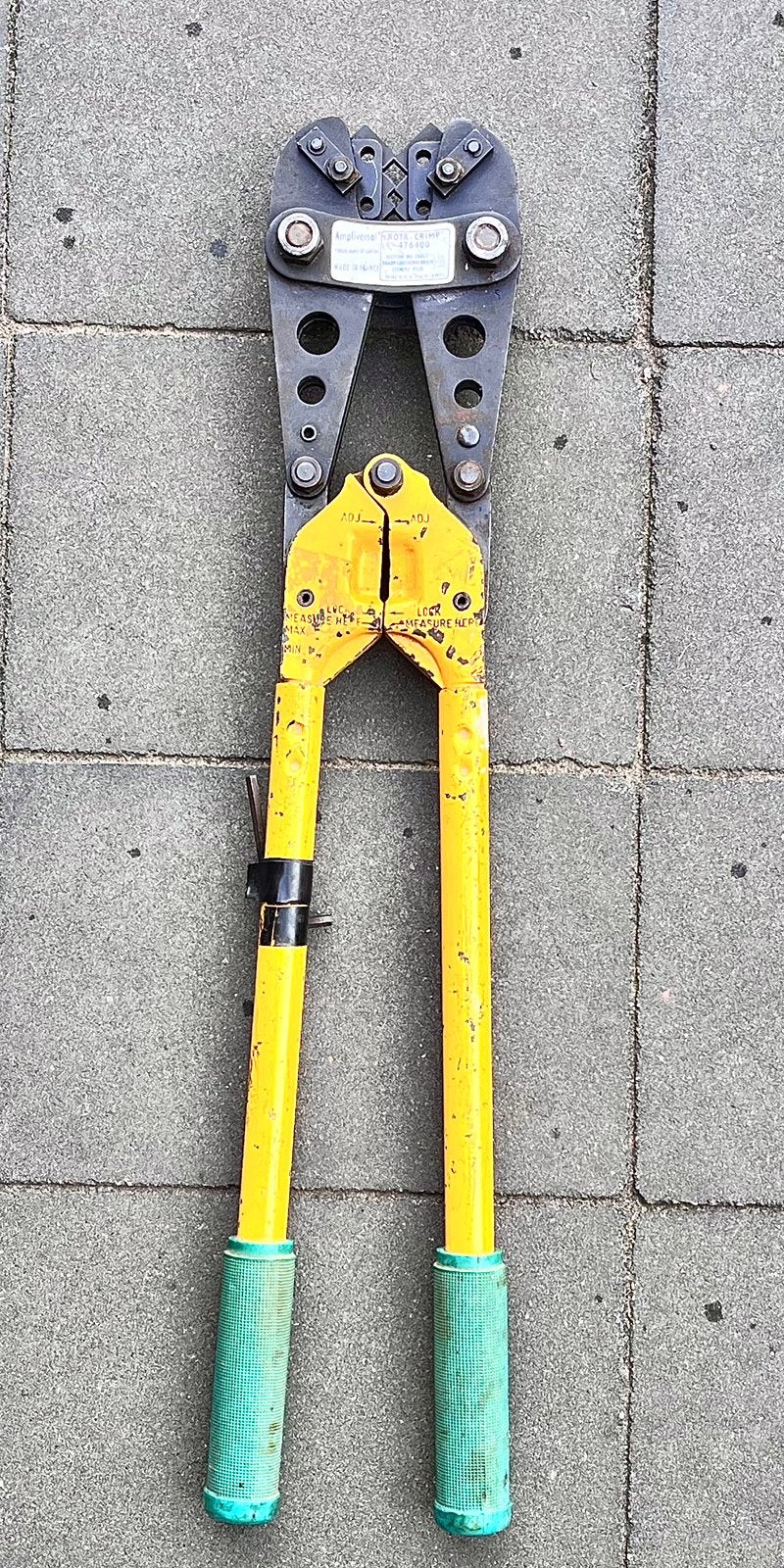 Ampliversal Rola Crimp 476400 krimptang - zware kwaliteit, Ophalen of Verzenden, Gebruikt, Tang, Overige merken