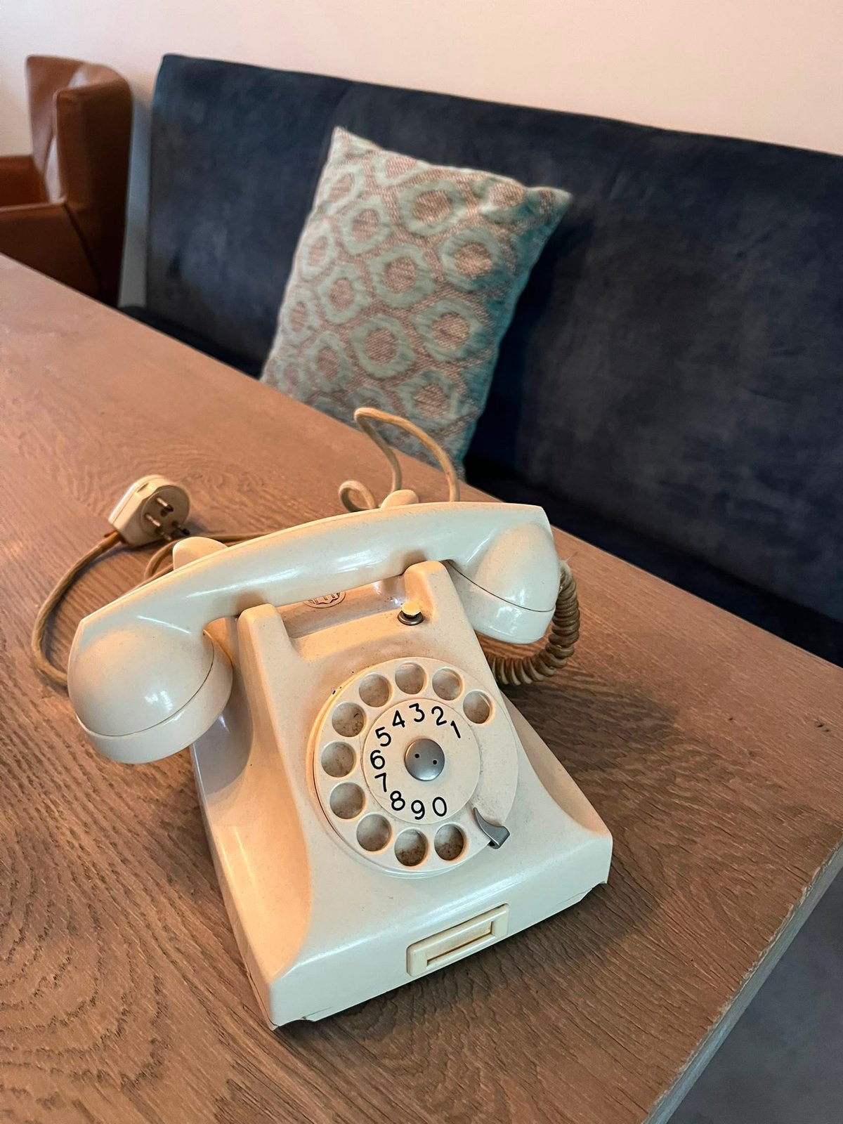 Antieke telefoon, Telecommunicatie, Vaste telefoons | Niet Draadloos, Ophalen, Gebruikt, Met draaischijf