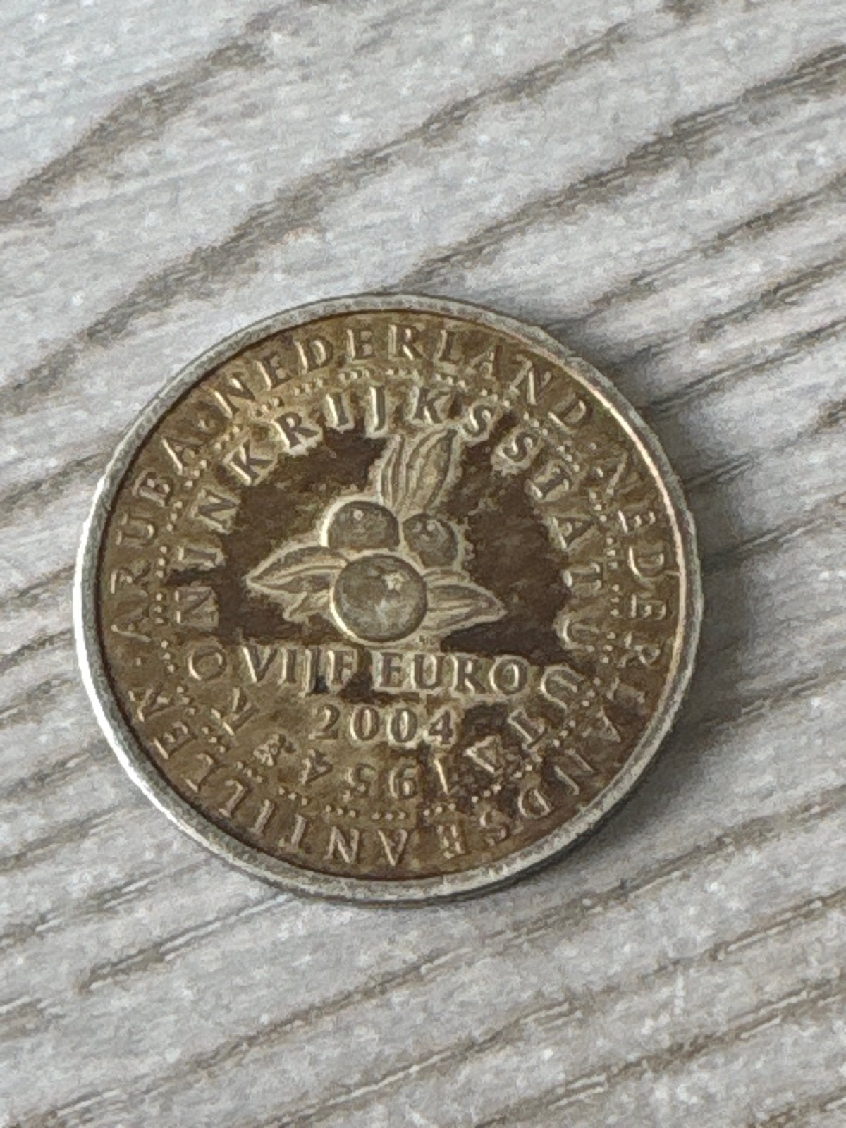Zeldzame 5 Euro munt 2004 Koninkrijksstatuut Beatrix, Verzenden, Koningin Beatrix, Euro's, Losse munt