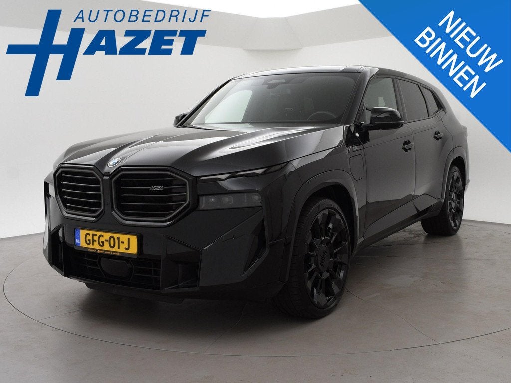 BMW XM PHEV 50e 30 kWh 476 PK *BTW* + 23 INCH | TREKHAAK | D, Auto's, BMW, Gebruikt, Zwart, Bedrijf, Hybride Elektrisch/Benzine