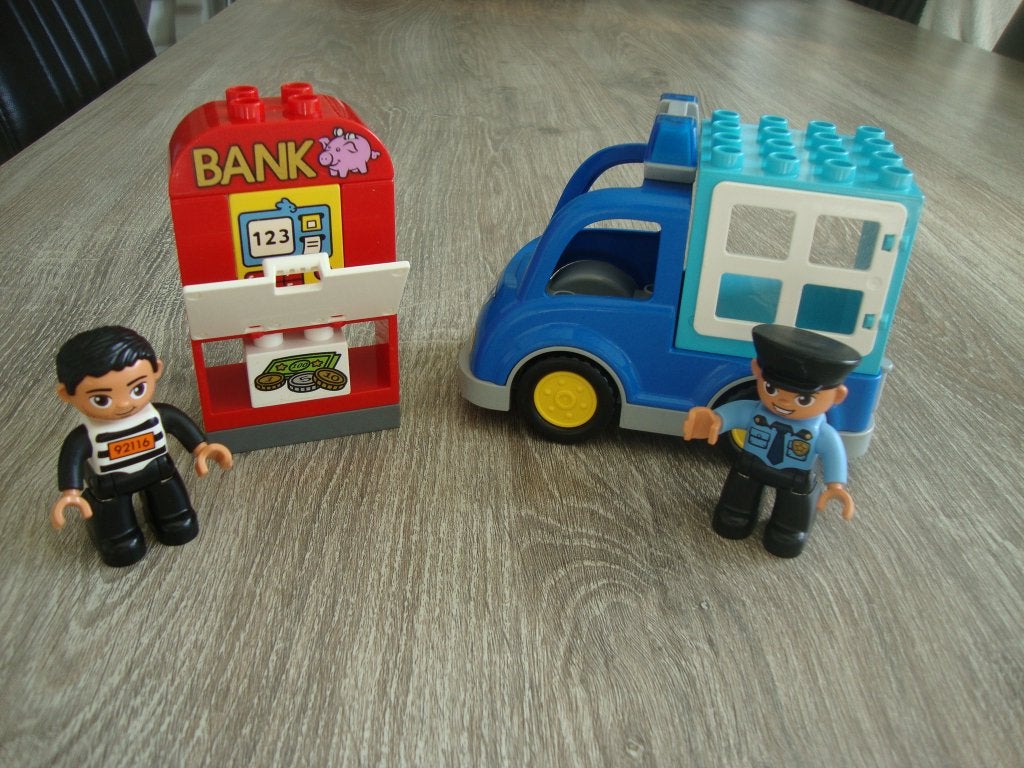 Duplo Politiepatrouille – 10809, Compleet, Ophalen of Verzenden, Zo goed als nieuw, Duplo