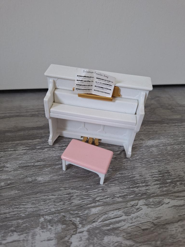 Sylvanian families piano set, Ophalen, Zo goed als nieuw, Poppenhuis