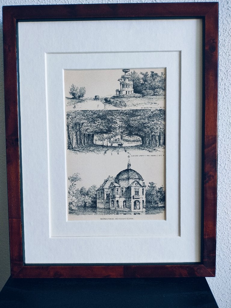Craandijk Litho Hilversum Blaricum Graveland 1880 (95), Ophalen of Verzenden