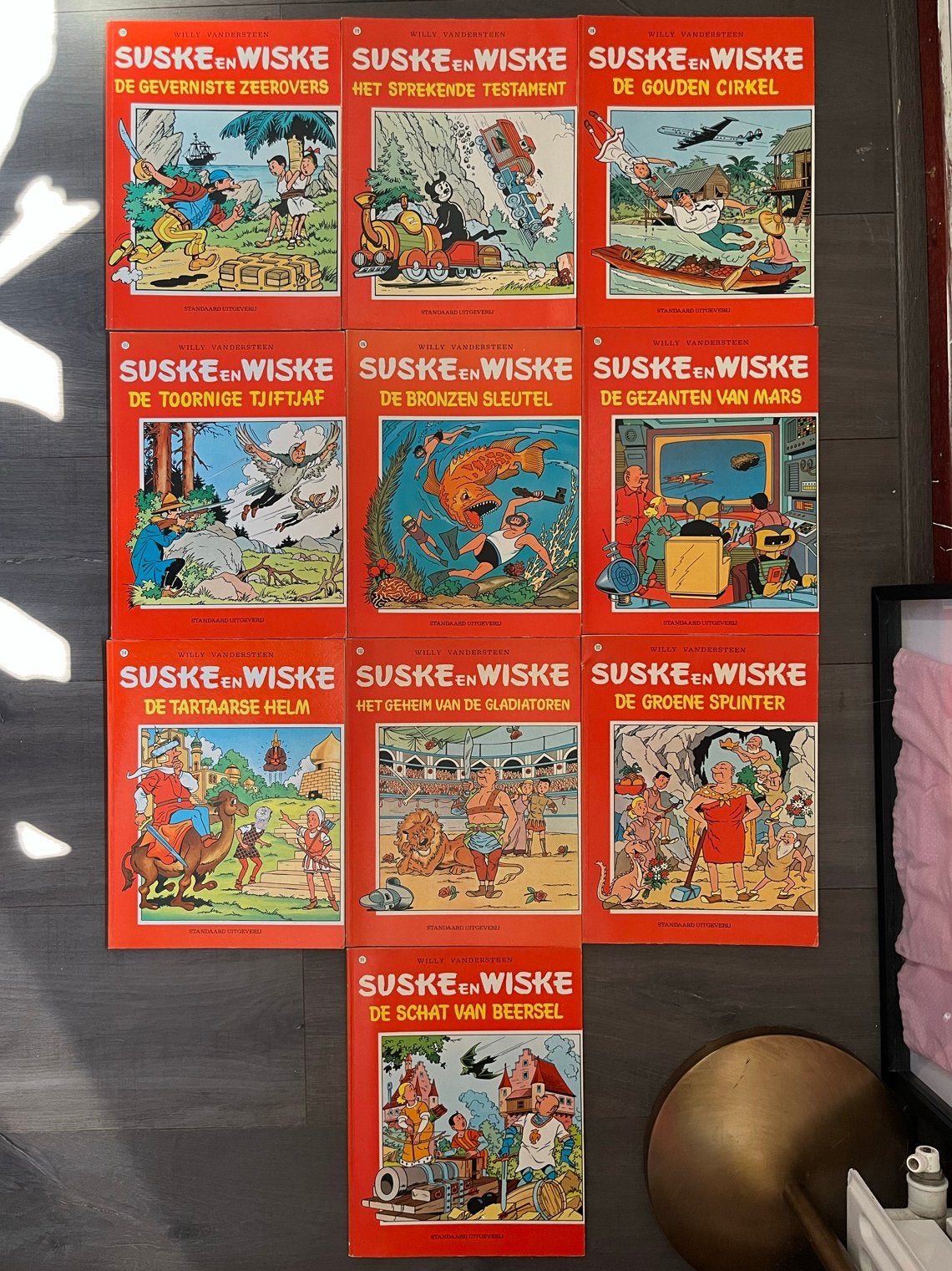 Suske en Wiske stripboeken - 10 delen nr 111-120, Meerdere stripboeken, Ophalen of Verzenden, Gelezen