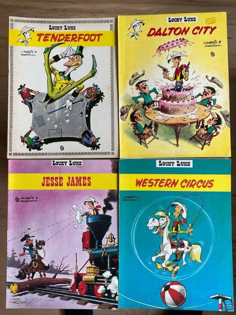 Lucky Luke (Dargaud), Dargaud, Meerdere stripboeken, Ophalen, Gelezen