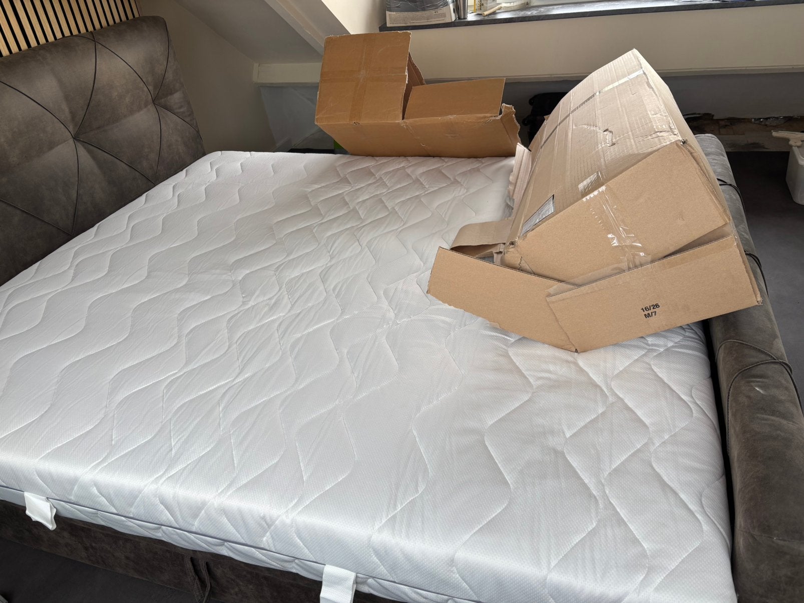 Matras 180x200, Ophalen, Wit, 180 cm, 200 cm