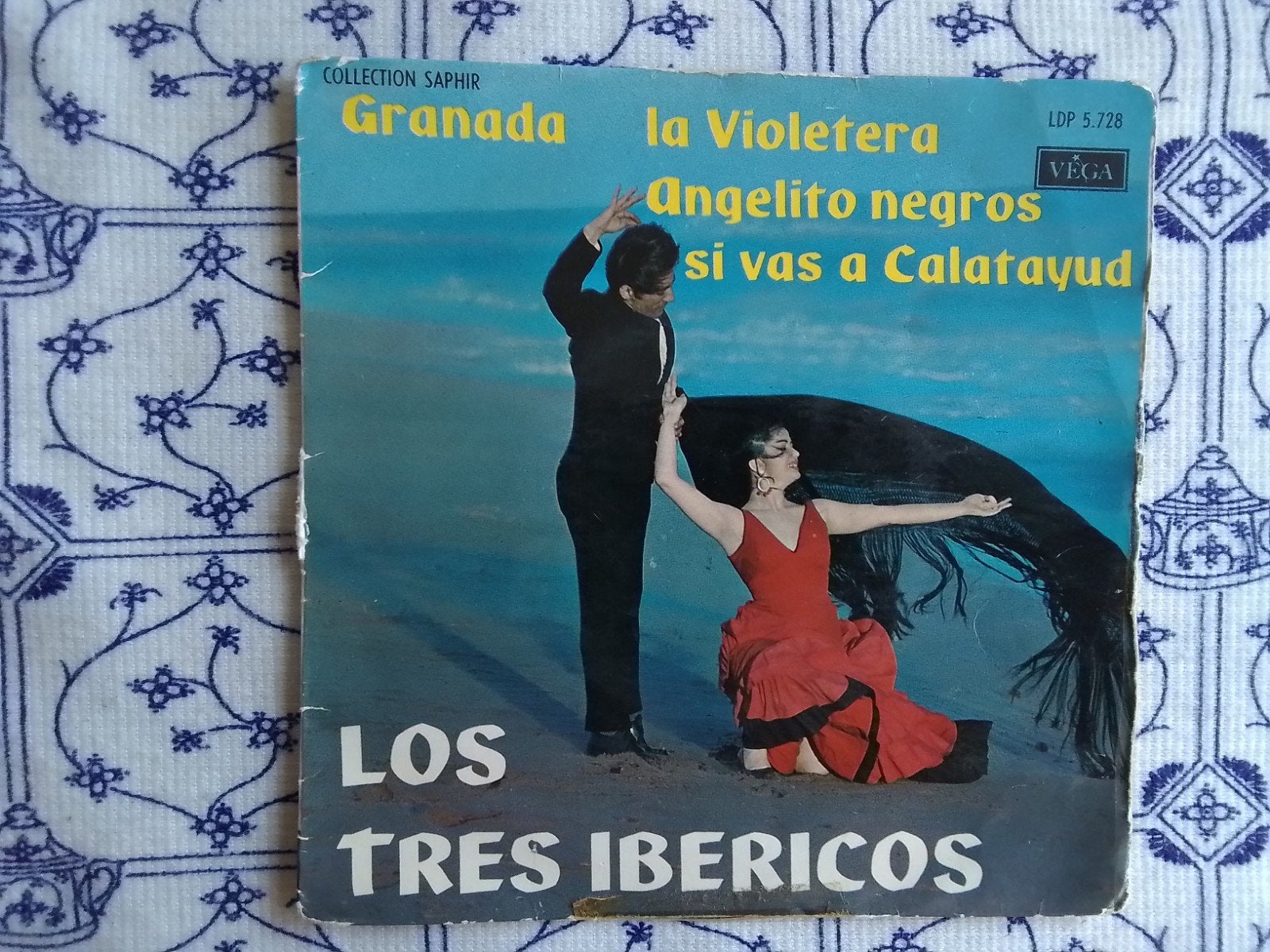Los tres ibericos          Granada  (4 liedjes)  EP, Wereldmuziek, Ophalen of Verzenden, Zo goed als nieuw, EP