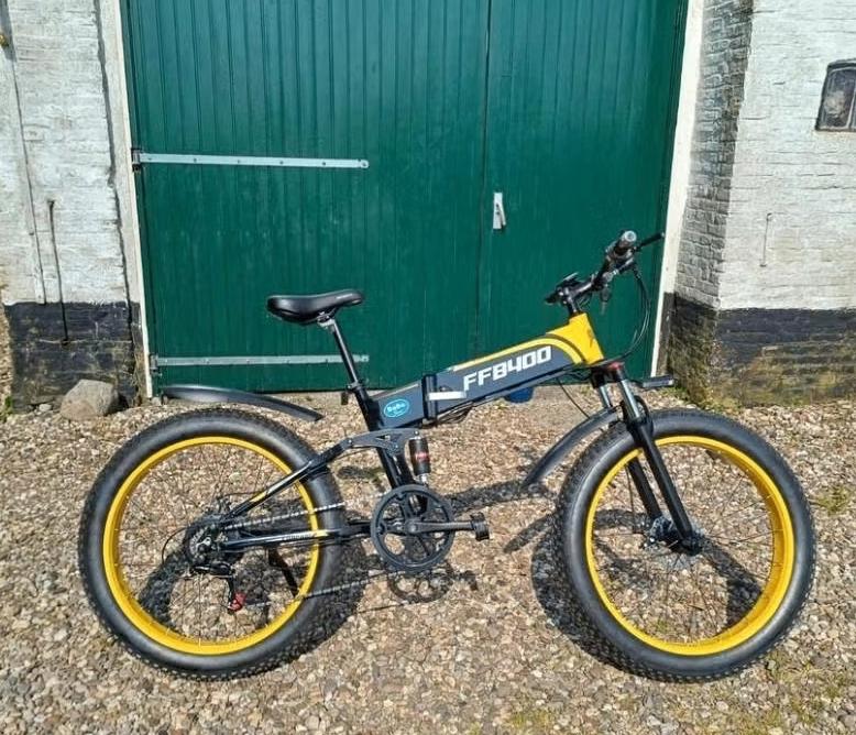 electrische  vouwfiets model mountenbike, 20 inch of meer, Versnellingen, Nieuw, Totaal opvouwbaar