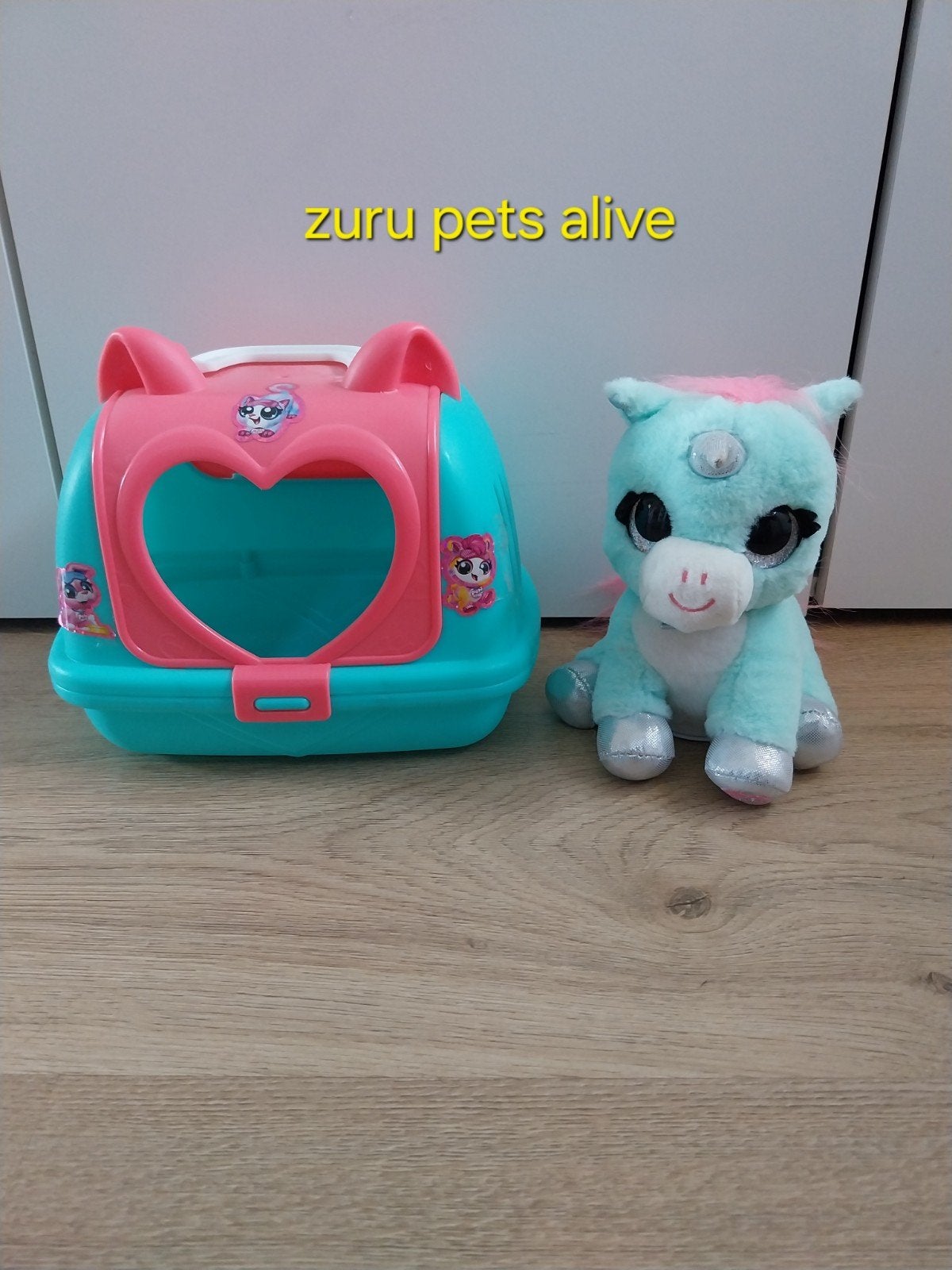 zuru pets alive unicorn Eenhoorn in draagkoffer, Ophalen of Verzenden, Zo goed als nieuw