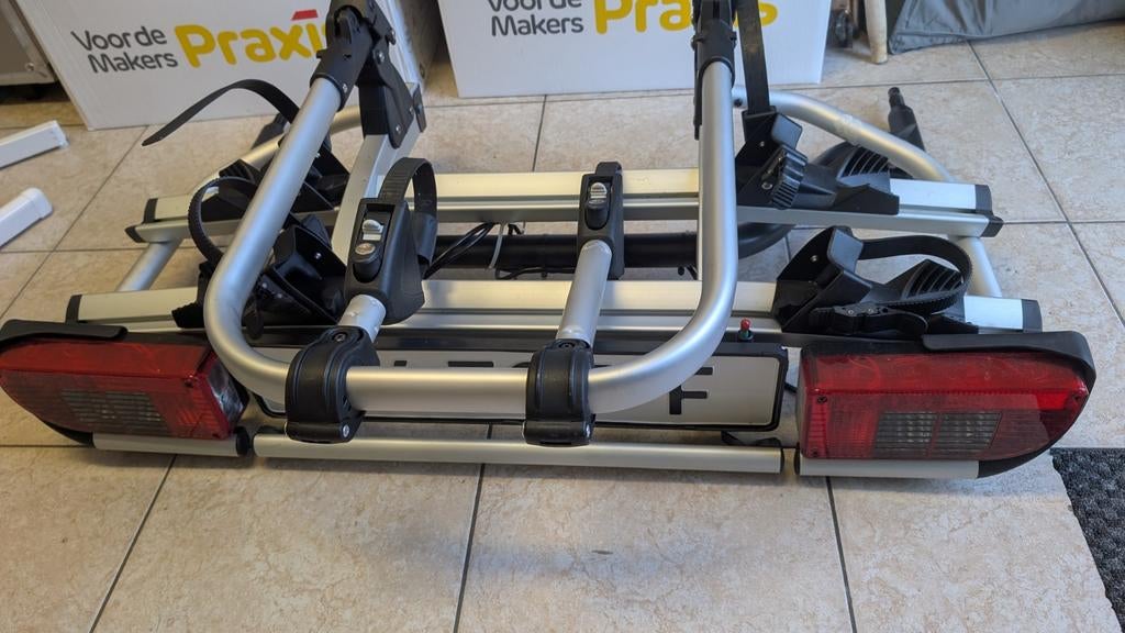 Mini cooper fietsendrager voor 2 fietsen - Trekhaakdrager, Ophalen, 2 fietsen, Zo goed als nieuw, Trekhaakdrager