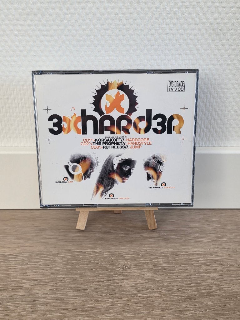 Korsakoff, The Prophet, Ruthless - 3XhARd3R, Cd's en Dvd's, Hardcore, Ophalen of Verzenden, Zo goed als nieuw, Verzamelalbum