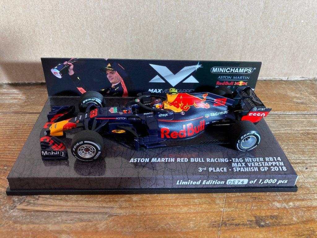 ✅ Max Verstappen 1:43 editie 35 3rd Place Spanish GP 2018, Ophalen of Verzenden, Nieuw, Formule 1