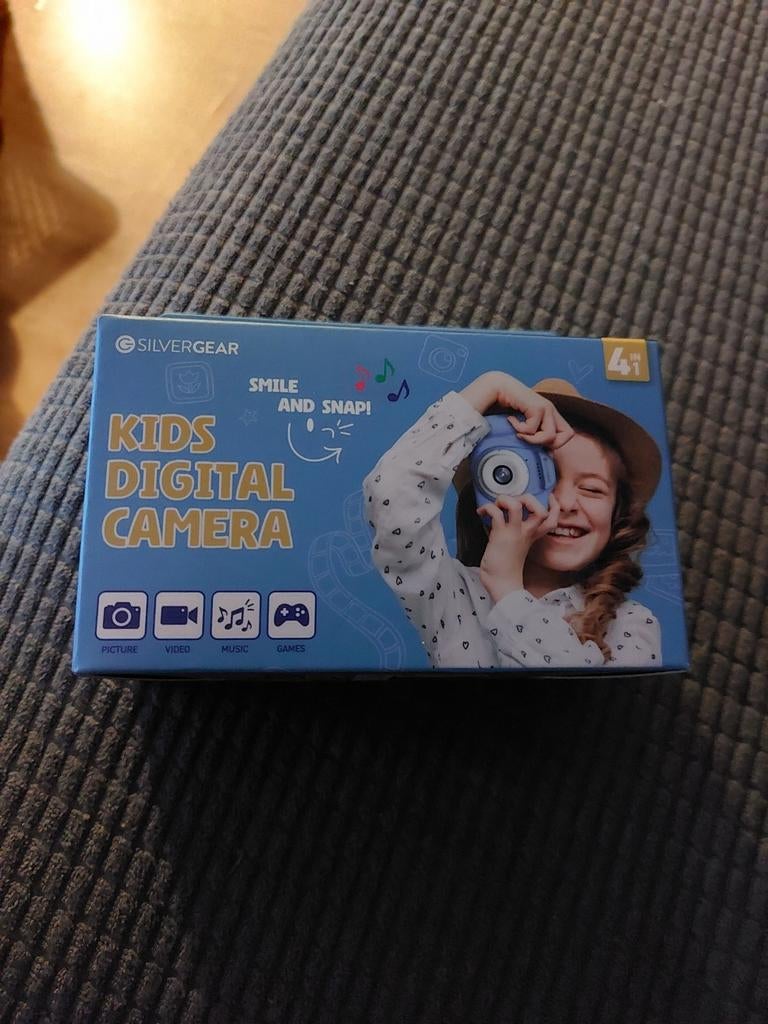 Silvergear Kids Digitale Camera - Blauw, Audio, Tv en Foto, Fotocamera's Digitaal, Compact, Nieuw, Ophalen of Verzenden, Overige Merken