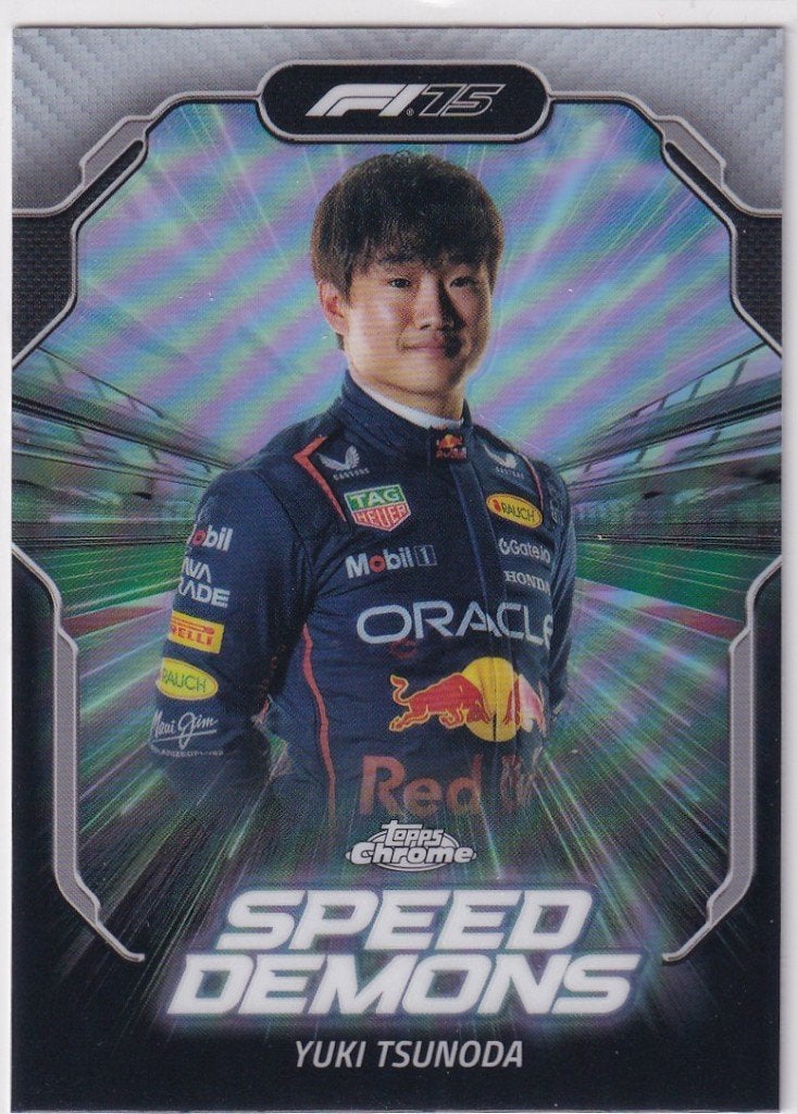 Yuki Tsunoda Speed Demons Refractor #SD-3