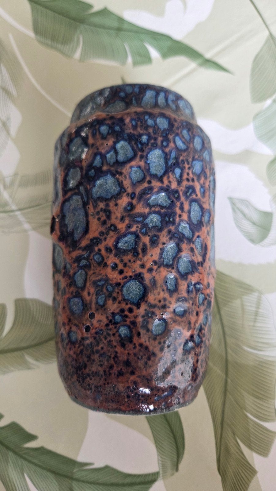 Zeldzame Vintage W-Duitse Fat Lava vaas Scheurich 231-15, Ophalen of Verzenden
