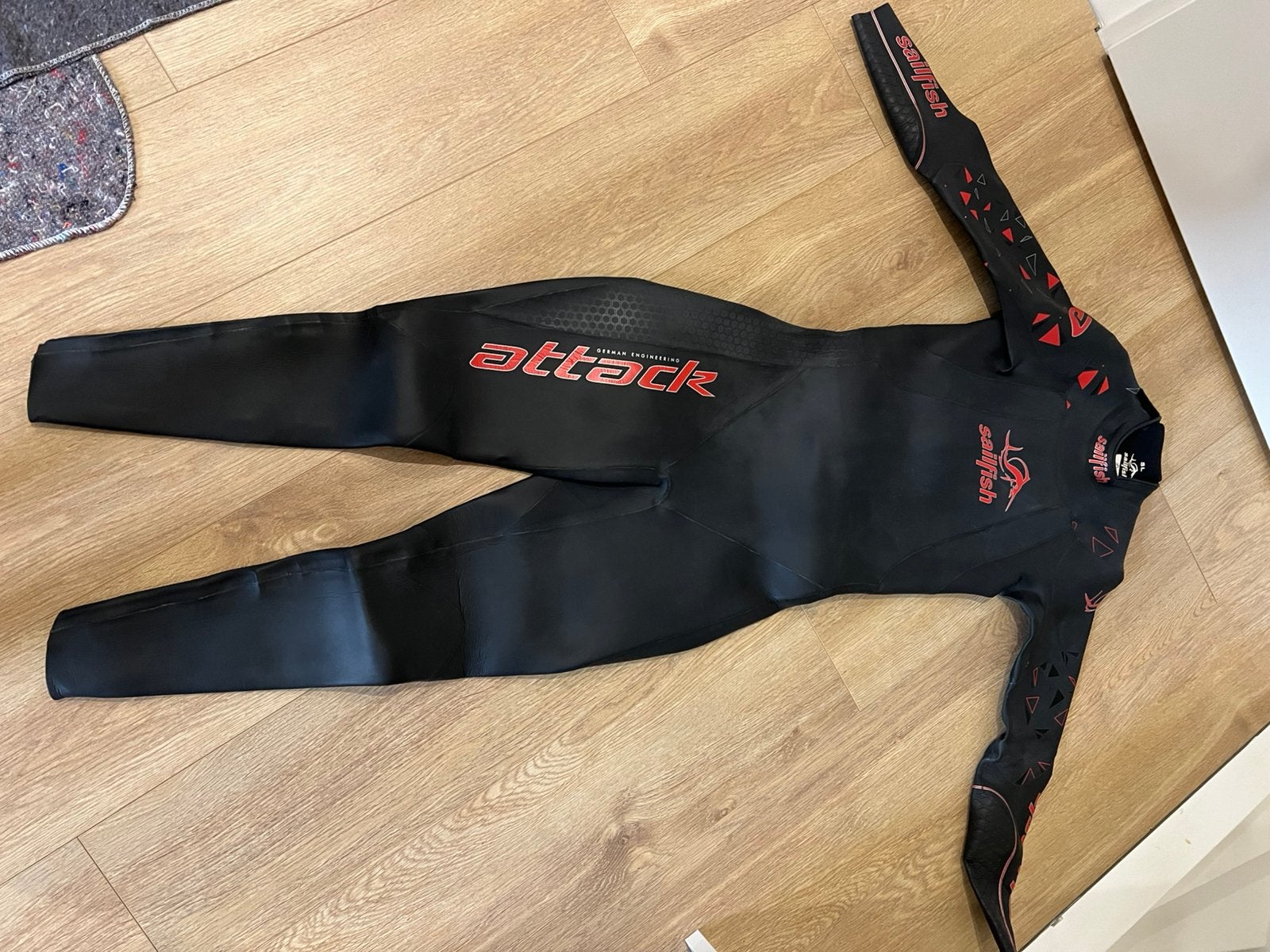 Wetsuit Sailfish Attack maat SL, Watersport en Boten, Ophalen of Verzenden, Zo goed als nieuw, Heer, Wetsuit